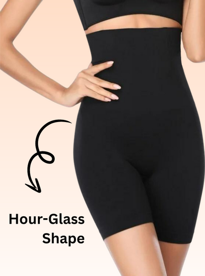 Premium Slim Body ComfortCurve High Waist Shaper | Instantly Look 10–20 Pounds Thinner — Breathable Lightweight & Summer Ready!