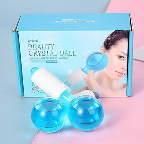 Beauty Crystal Ball Facial Cooling Ice Globes Water Wave For Face and Eye massage