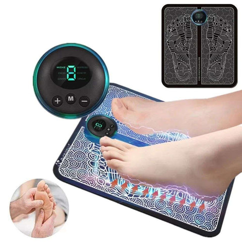 EMS Foot Massager Pad Improve Blood Circulation Relieve Ache Pain USB Rechargeable